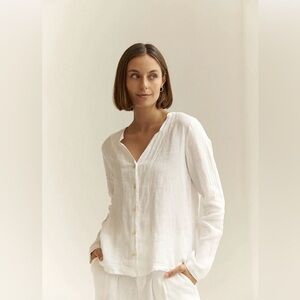 NWT Mus & Bombon Eulalia 100% Linen Tunic Top